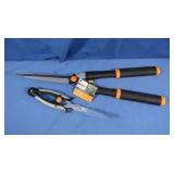 New Fiscars Hedge Shears & Pruning Shears