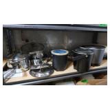 3 Deep Fryers, Skillets, Sauce Pots, Electric