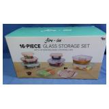 NIB Fire&Ice Glass Storage Set w/Locking Lids