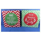 Christmas Wood Art 18x18"