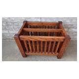 Craftsman Style Magazine Rack 12x18x14"