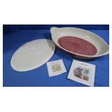 NIB Longaberger AM Craft Oval Baker