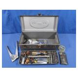 Toolbox w/Drill Bits & Pop Rivet Tool