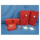 2 Waterford Silverstar Ornament Stands, 3