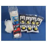 NIP-Plastic Drop Cloths, Plumbing Items