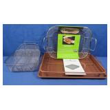 Copper Chef Pro Pan Set, Mesh Roasting Pan