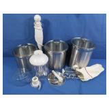 Immersion Blender, Stainless Canisters & more