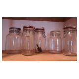Lg Glass Canning Jars