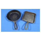 Cast Iron Lodge 5" Square & SK 5D Pans