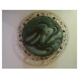 Metal Wall Sculpture marked Casary 30x3"