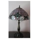 Tiffany Style Table Lamp w/Heavy Metal Base
