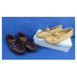 NIB Minnetonka Slippers-Sz 9, NIB LL Bean Leather