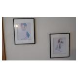 Pr of Rosemond Prints 12x15"