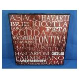 Cheese Wall Art 17x17"