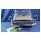 NIB Lorena Bella 14" Roasting Pan, Rack Lid