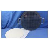 NIB Essentials Pizza Stone & Tray