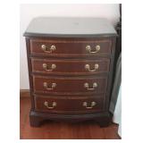 2 Pennsylvania House Wood & Brass Nightstands