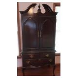 Kincaid Cherry Modern Highboy Entertainment