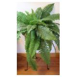Faux Fern in Ceramic Pot on Stand-32" Tall