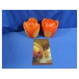 2 NIB Tulip Flameless Candles