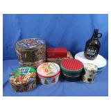Cookie Tins, Growler, Pie Container