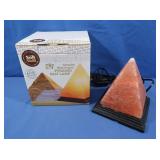 Himalayan Pyramid Salt Lamp in box