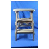 Wooden Step Stool 13x14x24"
