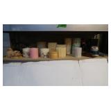 Contents of Shelf-Candles & more