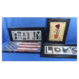 Country Style & Letter Wall Art