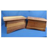2 Solid Wood Step Stools