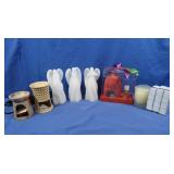 Lighted Angels & Candles