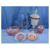 Pink Glass Bowls, Bowls & more