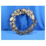 NIB Copper Leaf Wreath 19"