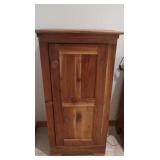Black Walnut Cabinet w/Wood Latch 24x17x47"