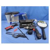 40-pc Socket Set, Bow Saw, Bug Zapper