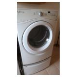Whirlpool Duet Elec. Dryer on Pedestal Base Mod