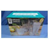 NIB Set 12 Unbreakable Tumblers