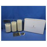 NIB Flameless Candles