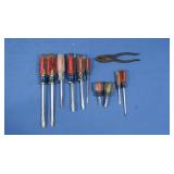 9 Craftsman Flat Blade Screwdrivers