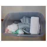 Tote 16x27x14" filled w/Towels, Washcloths, Hand