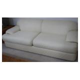 2 Cushion Cream Sofa 34x80x29"