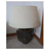 Ceramic Base Table Lamp 13x9x27"