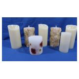 7 Battery Powered Pillar Candles
