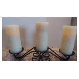 Table Runner-68",  Luminara 3 Candle Set