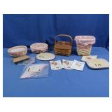 Longaberger Horizon of Hope Basket & 2 Smaller &