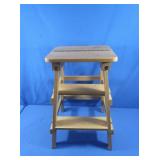 Wooden Step Stool 16x15x24"