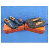 2 NIB leather ClarkShoes-Sz. 8 1/2