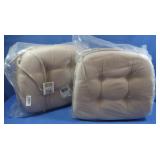4 NIP Chair Cushions-Light Coffee
