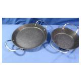 NIP Green non-stick Saucepans 10", 6