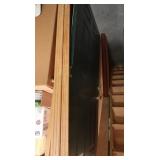 Metal Exterior Door w/Frame 35.5x78", Wood Door